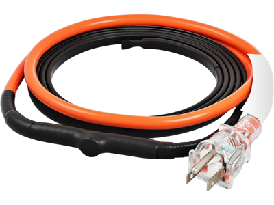 Vevor Pipe Heating Cable 3' Self-Regulating Heat Tape with Thermostat New