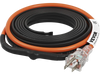 VEVOR Self-Regulating Pipe Heating Cable, 24-feet 5W/ft Heat Tape for Pipes Freeze Protection, Protects PVC Hose, Metal and Plastic Pipe from Freezing, 120V