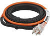 VEVOR Self-Regulating Pipe Heating Cable, 18-feet 5W/ft Heat Tape for Pipes Freeze Protection, Protects PVC Hose, Metal and Plastic Pipe from Freezing, 120V