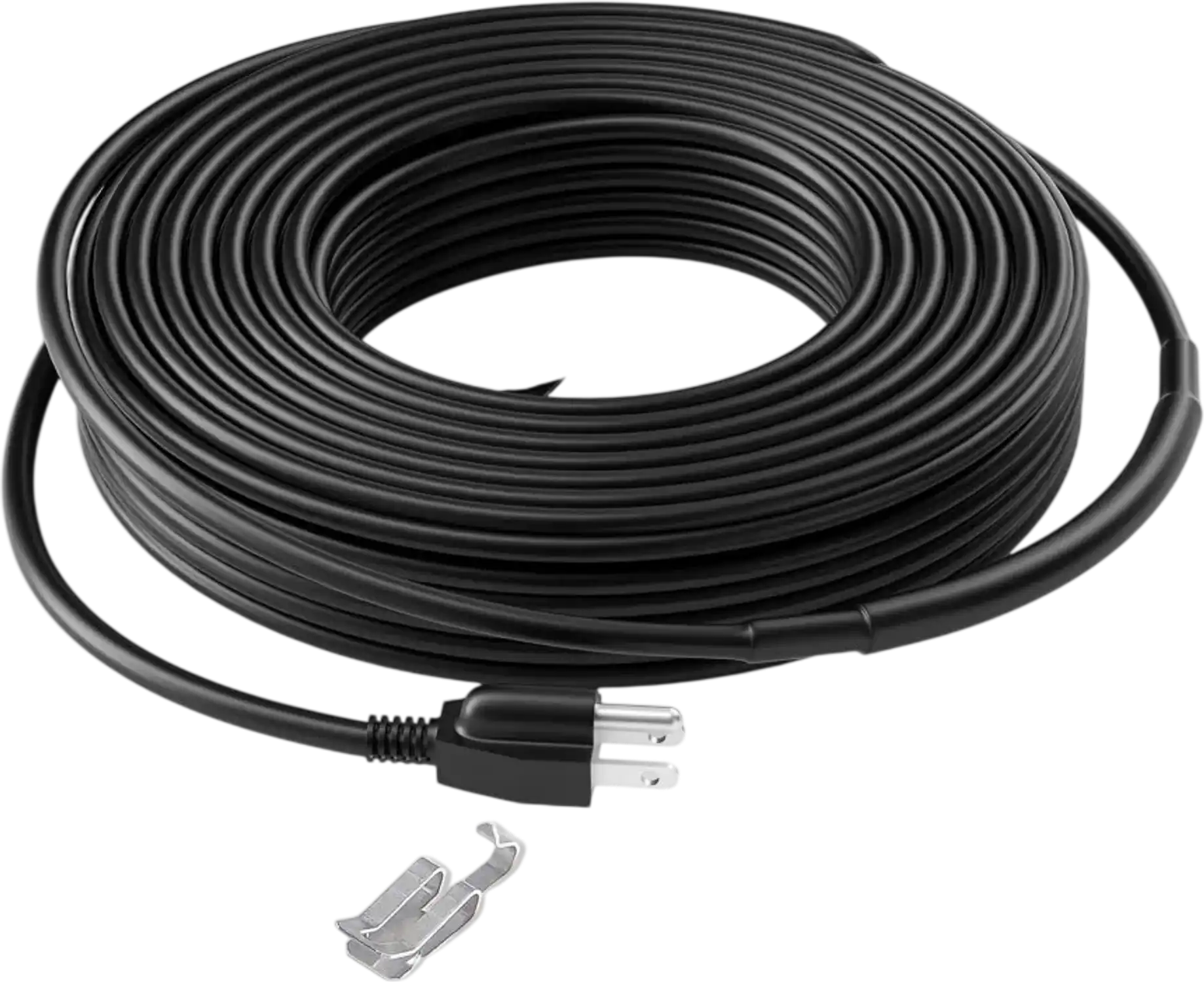 Vevor Pipe Heating Cable Self-Regulating 100' 5W/FT Heat Tape for Pipes, Roof Snow Melting De-Icing, Gutter Freeze Protection New