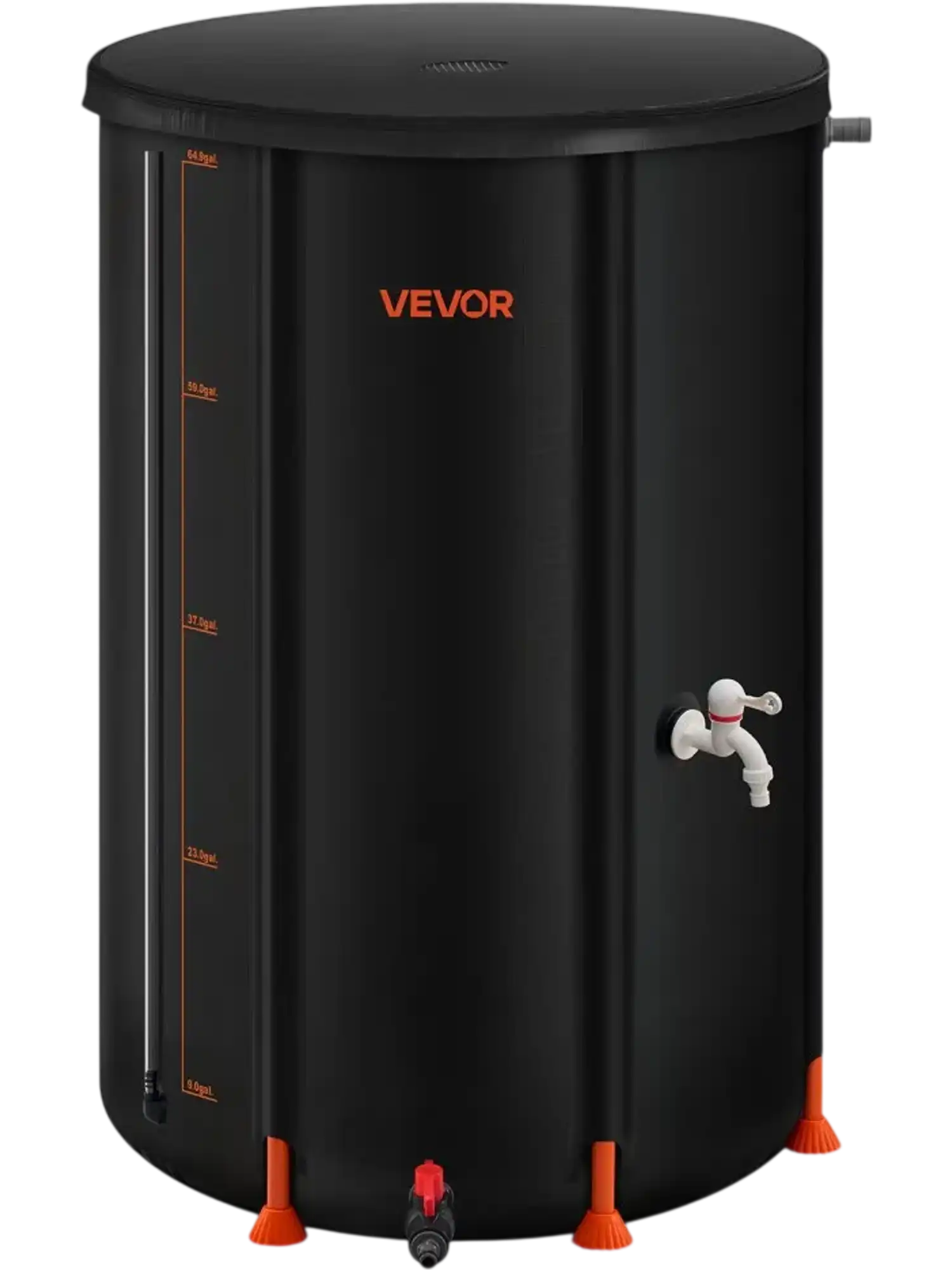 Vevor Rain Barrel 66 Gallon Collapsible Rain Water Collection Barrel New