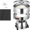 VEVOR Automatic Electric Vibrating Sieve, Stainless Steel Sifter Shaker Machine with 30+50 Mesh, 45W Automatic Powder Sifter Machine Countertop, Electric Sieve Shaker for Flour Powers, Mungbean, Rice