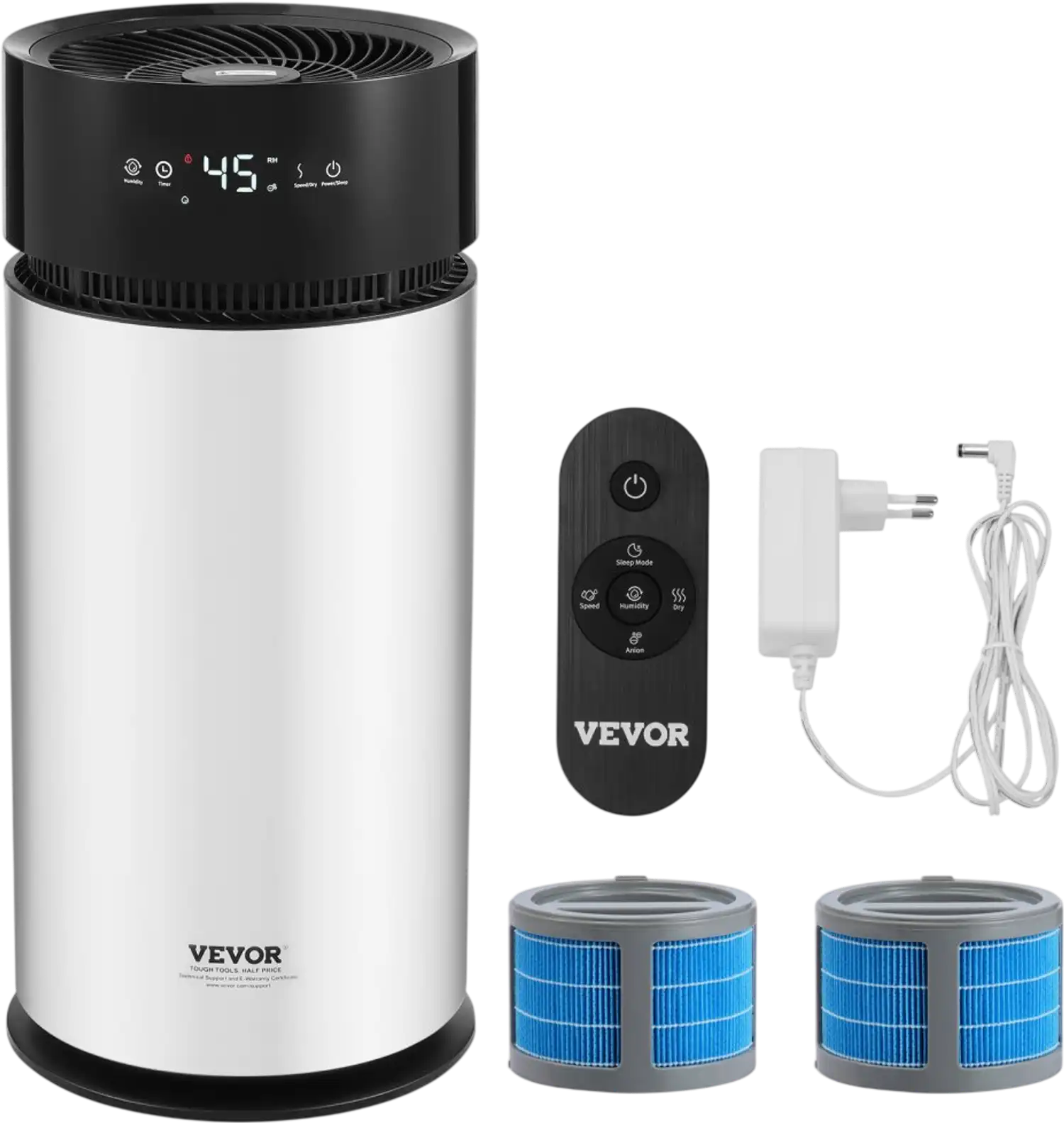 Vevor Evaporative Humidifier Whole House 10L Cool Moisture Air Purifier New