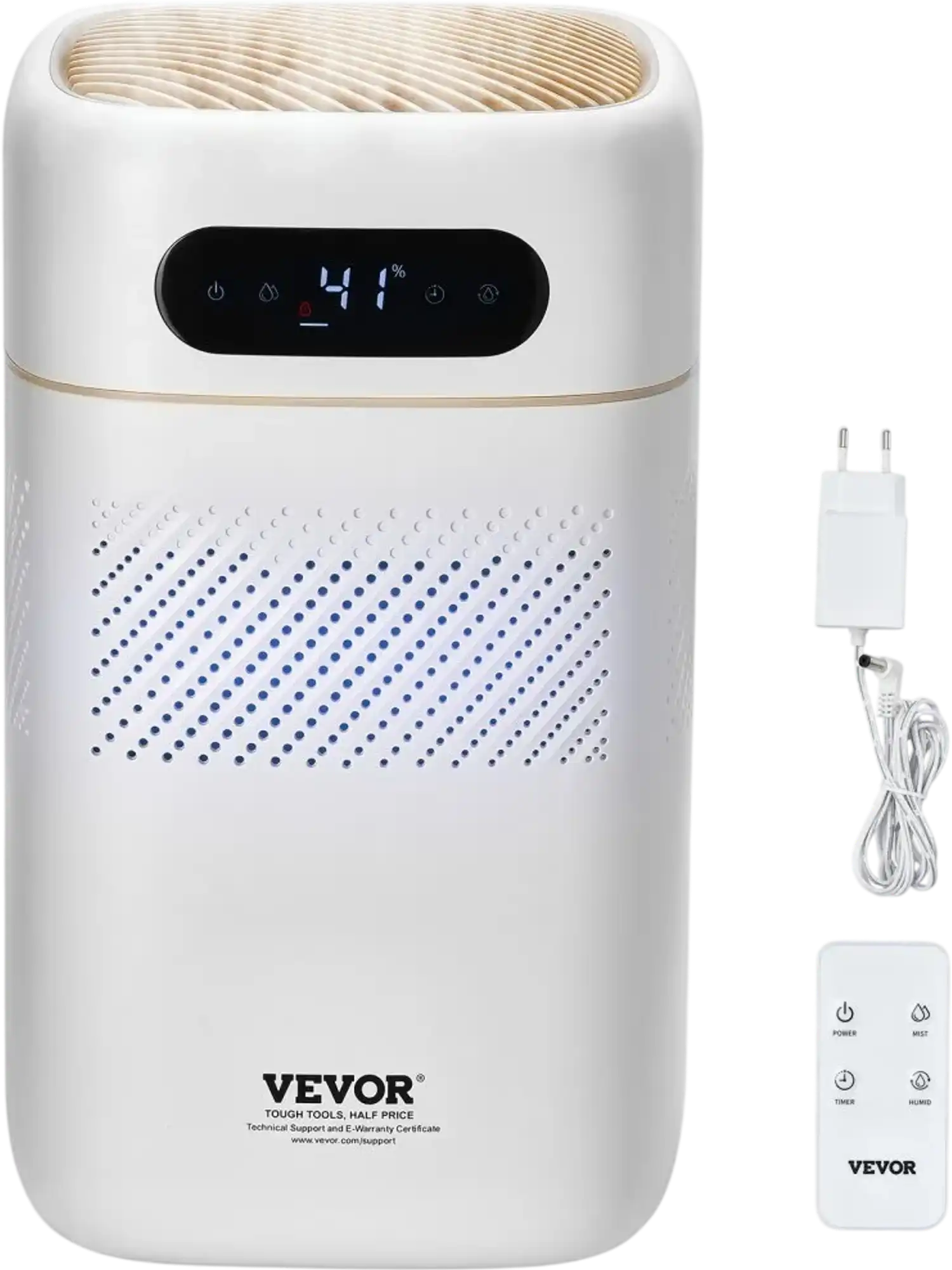 Vevor Evaporative Humidifier 5L Quiet Bedroom Air Purifier New