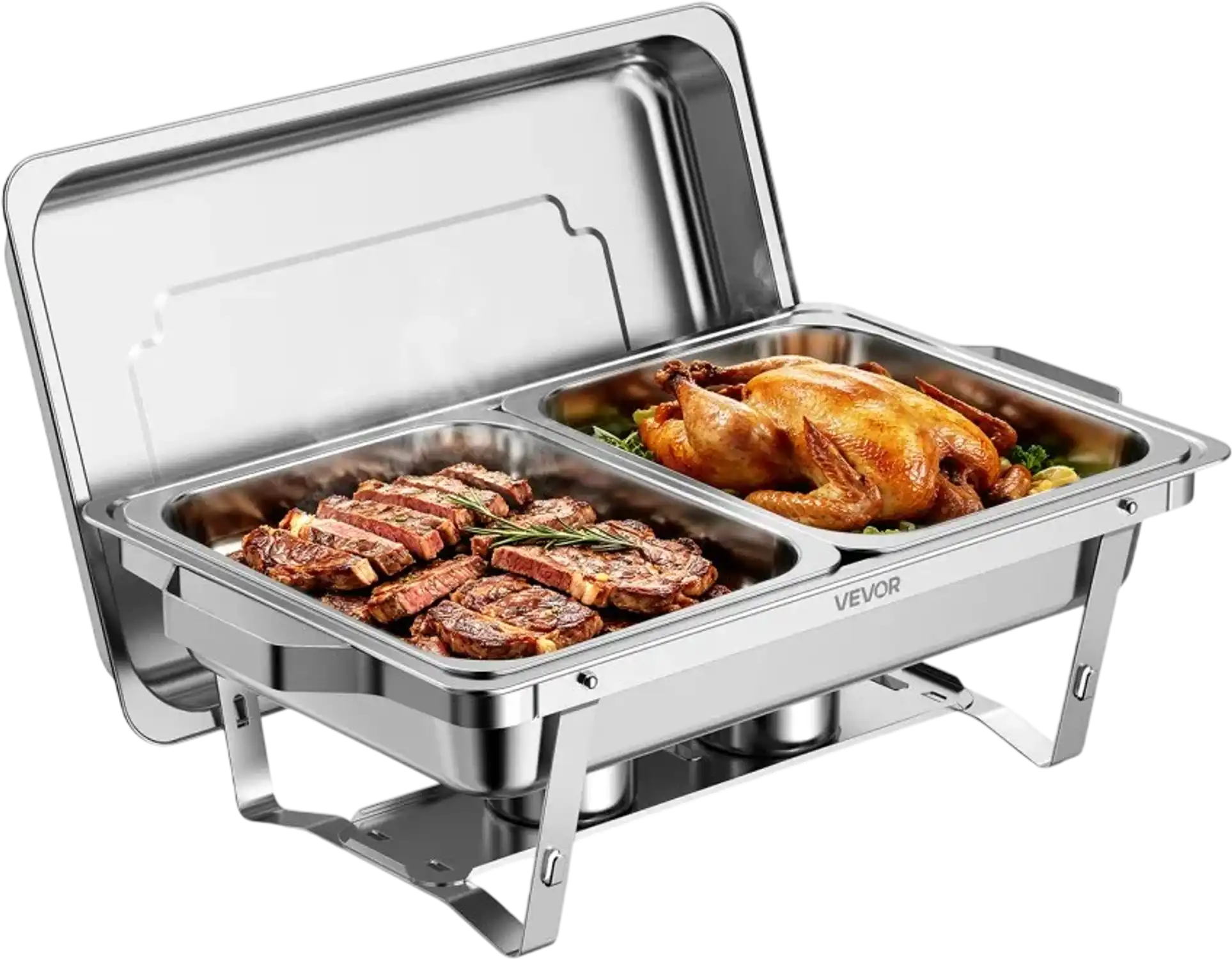 Vevor Chafing Dish 9QT Stainless Steel Buffet Server and Warmer New