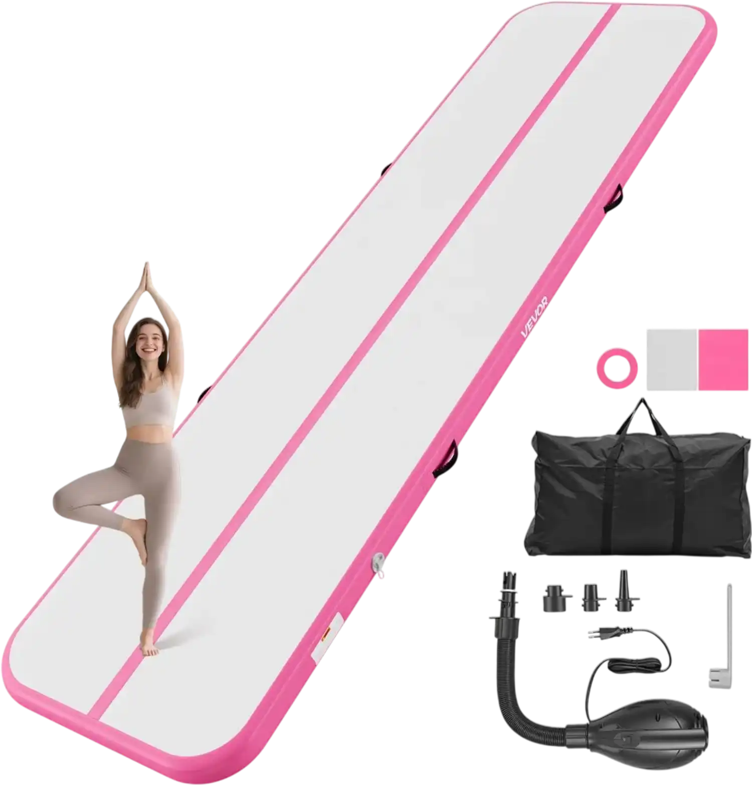 Vevor Air Mat Inflatable Gymnastics Training Tumbling Mat 13' x 3.3' x 4