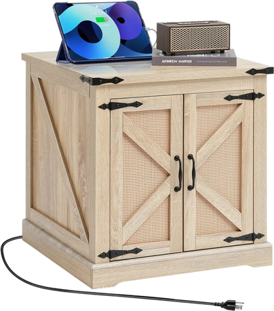 Vevor Coffee Table Farmhouse End Table with Storage 24