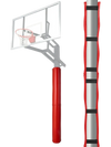 VEVOR Basketball Pole Pad, 71 inch Tall and 1.2 inch Thick Heavy Duty Wrap Around Pole Padding, Fits 2-6.3 Round & 4.5x4.5 inch Square Pole, All-weather Waterproof Protective Pad for Basement Garage