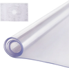 VEVOR Plastic Table Cover, 40 x 60 Inch 2.0 mm Thick Clear Table Protector, Rectangle PVC Desk Mat, Waterproof & Easy Cleaning Desk Pad Tablecloth, for Office Dresser Dining Room Table Night Stand
