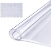 VEVOR Clear Table Cover Protector, 36" x 72" Rectangle Table Cover, 1.5 mm Thick PVC Plastic Tablecloth, Waterproof Desktop Protector for Writing Desk, Coffee Table, Dining Room Table