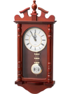VEVOR Grandfather Clock, 23.2 in Classic Vintage Pendulum Clock, Pine Wood & MDF Wall Clocks with Quartz Movement and Quiet Design, for Living Room, Bedroom, Home Decor & Gift (Cherry Tone Finish)