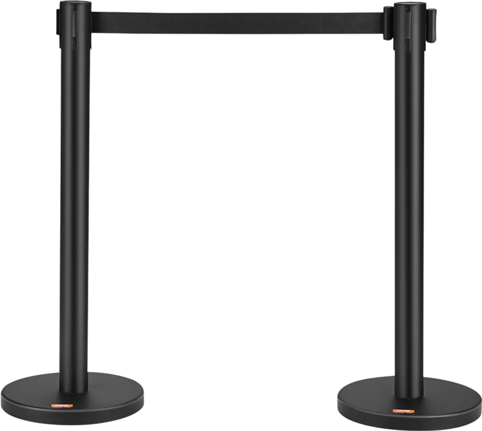 Vevor Crowd Control Stanchions 2-Pack with 6.5' Retractable Belt New