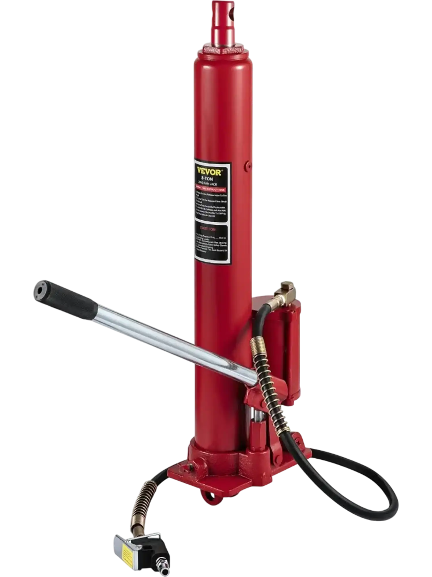 Vevor Long Ram Jack 8-Ton Hydraulic Air Single Pump Engine Lift New