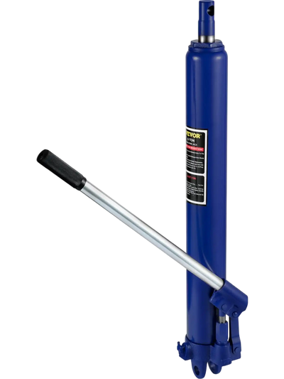 Vevor Hydraulic Long Ram Jack 8-Ton Single Piston Pump Cherry Picker Blue New