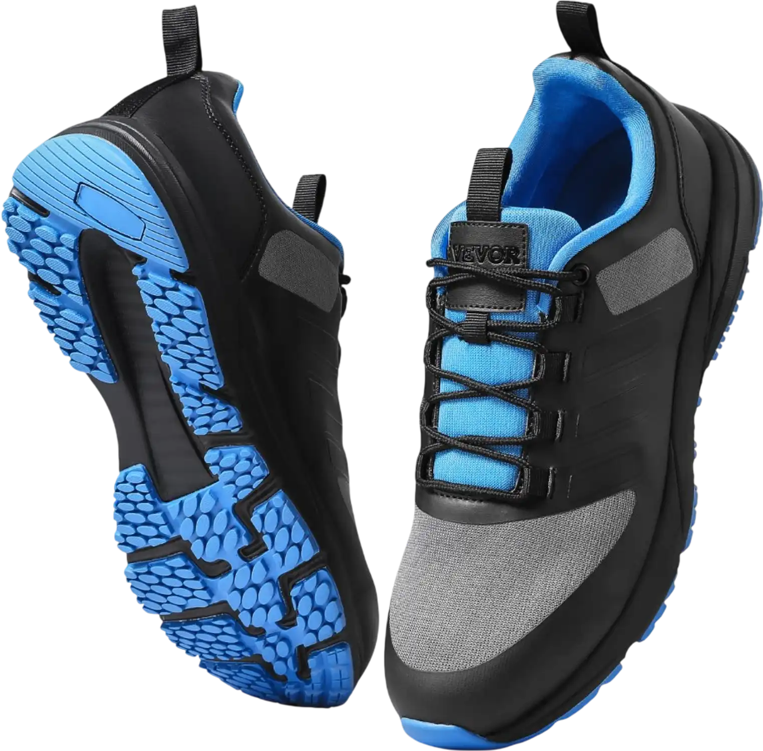 Vevor Cross Training Shoes Wide Toe Box Arch Support Adjustable Lace-up Black US 9 New