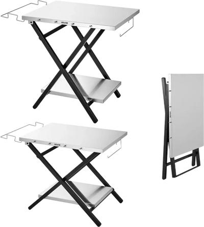 Vevor Grill Table Folding Camping Prep Table 30