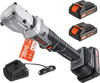 VEVOR Right Angle Drill 1/2 in Square Drive 90 Degree Cordless Angle Drill, For Cabinets, Corners, Frames, Tight Spaces, Brushless Motor, Adjustable Speed, LED Lighting, with 2 Batteries and Charger
