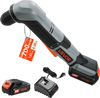 VEVOR Right Angle Drill 3/8 Inch Chuck 90 Degree Cordless Right Angle Drill, For Cabinets, Corners, Frames, Tight Spaces, Handles Both Wood and Metal Drilling, LED Lighting, with 2 Batteries and Charger