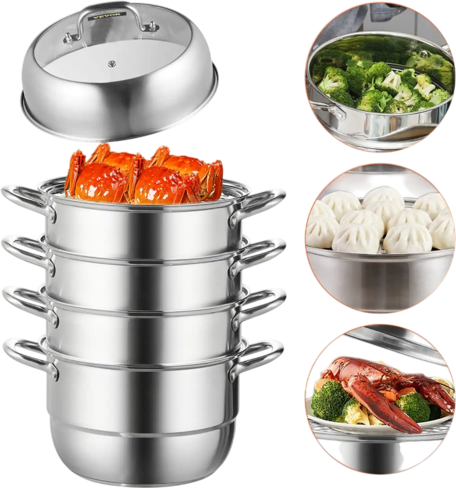 Vevor Steamer Pot 11.8