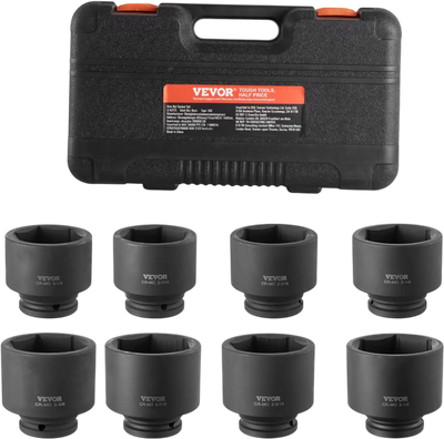 VEVOR Axle Nut Impact Socket Set, 3/4
