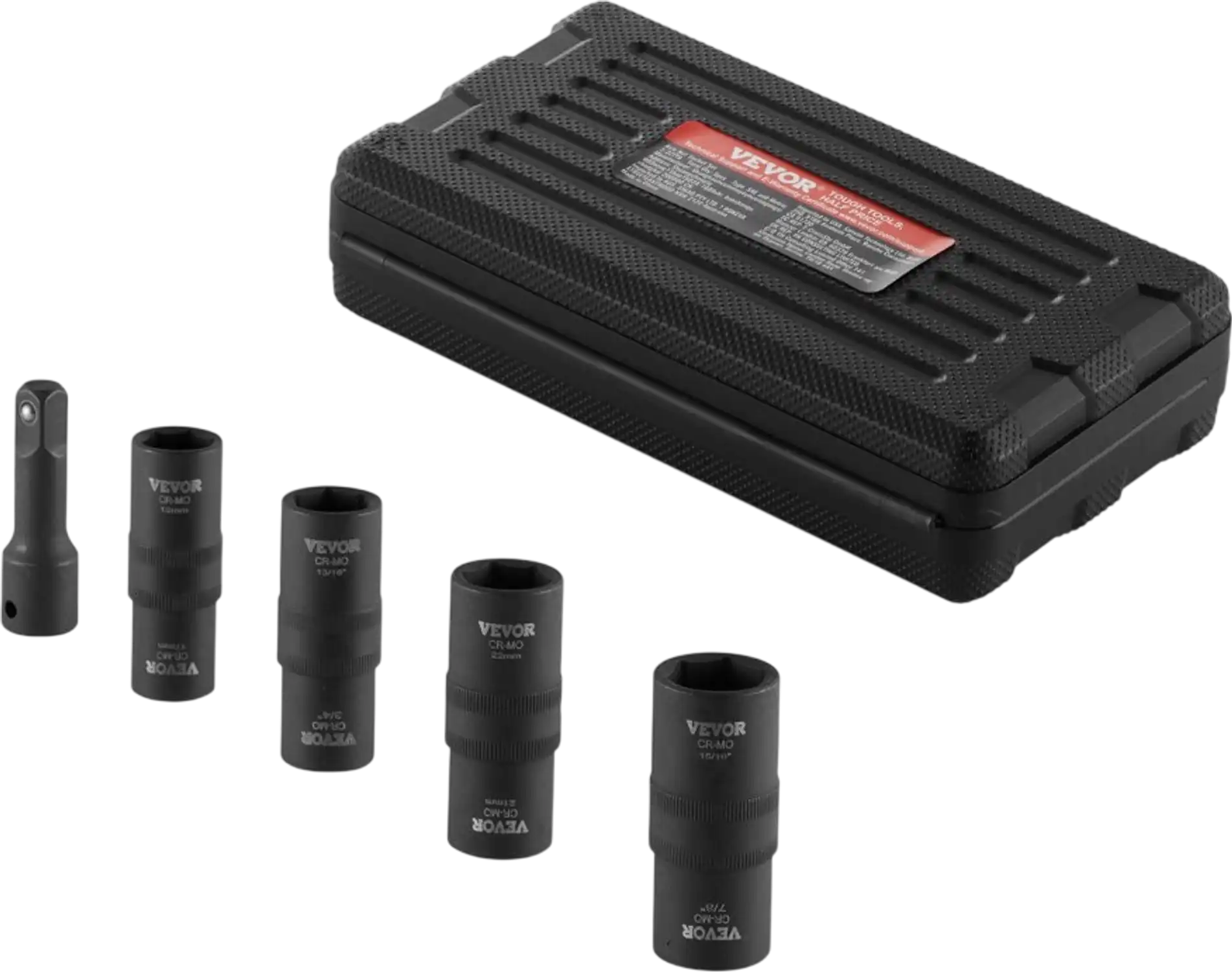 Vevor Impact Socket Set Lug Nut 1/2