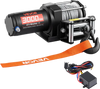 VEVOR 3000 lbs Electric Winch, 12V DC ATV/UTV Winch with Φ3/16 in x 39.4 ft Steel Wire Rope & Wired Remote Control, IP55 Waterproof, Aluminum Housing Fairlead Mount Plate for Towing ATV, Black
