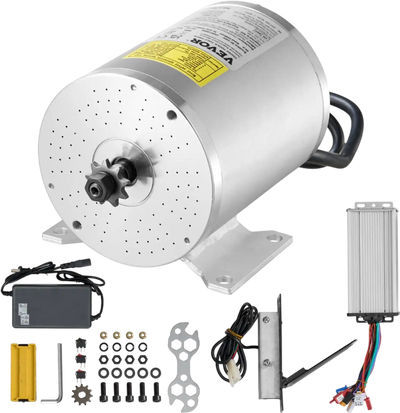 Vevor Brushless DC Motor Kit 48V 1800W 4500 RPM Complete Kit New