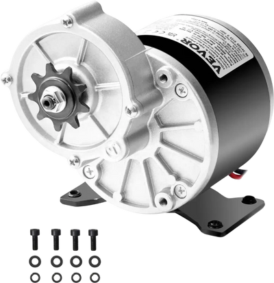 Vevor Motor 24V 350W Brushed DC Electric Motor for E-Bike Scooter Go-Kart DIY New