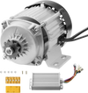 VEVOR 500W Electric Brushless DC Motor Kit - 48V 2700rpm Motor with Upgraded Speed Controller for Go Karts E-Bike Motorcycle Scooter