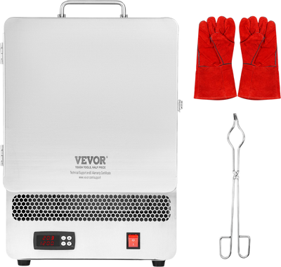 Vevor Electric Kiln Tabletop Melting Furnace 2192°F Max Temp PID Controller 1500W New