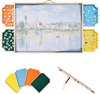 VEVOR 1000 Piece Rotating Puzzle Board with 4 Colorful Felt Drawers and Cover, 29x21 in Portable Wooden Table, Adjustable 2-Tilting-Angle Jigsaw Puzzle Accessories for Adults, Birthday Gift for Mom