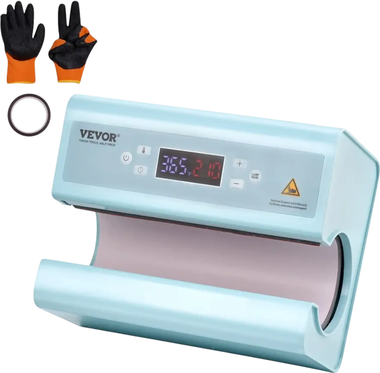 Vevor Heat Press Auto Tumbler Mug Press 11-30 oz Blue New