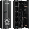 VEVOR 4 Gun Safe, Long Gun Cabinet for Rifles and Pistols, Quick Access Rifle Safe with 3 Ammo Slots and 2 Adjustable Racks, Large Digital Cabinet with Key and Password Lock