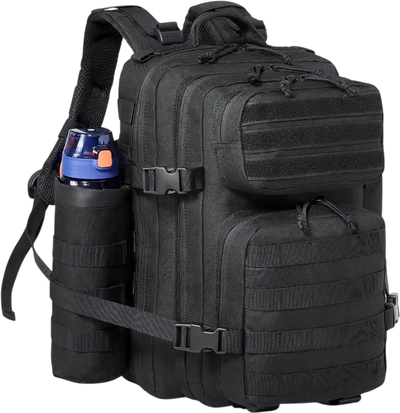 Vevor Tactical Backpack 25L Military Molle Outdoor Range Gear Bag Black New