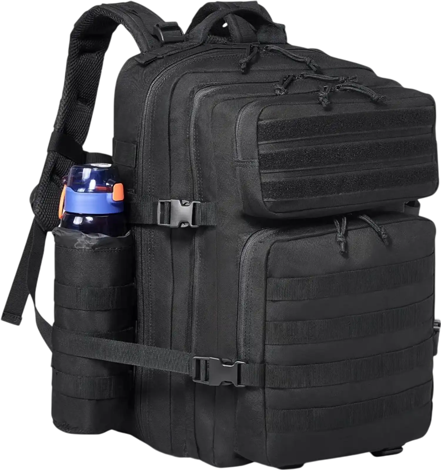 Vevor Tactical Backpack 45L Military Molle 3-Compartment Black New