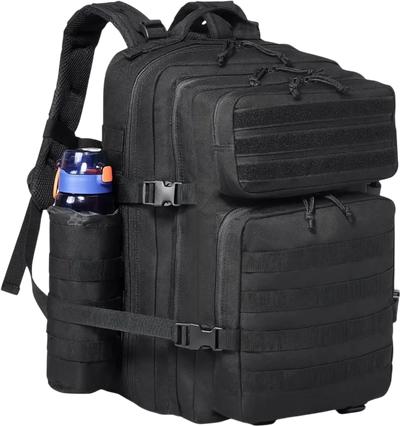 Vevor Tactical Backpack 45L Military Molle 3-Compartment Black New