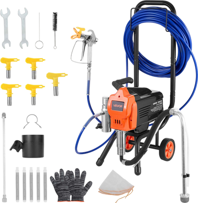 Vevor Airless Paint Sprayer 3300 PSI 0.7 GPM 1500W with Cart New