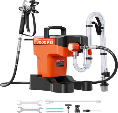 Vevor Airless Paint Sprayer 650 W 3000 PSI High Pressure Sprayer New