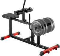 VEVOR Seated Calf Machine, 440 LBS Capacity Calf Raise Machine, Seated Calf Raise Leg Exercise Home Gym, Calf Workout Training Equipment, Lower Body Specialty Machine, Fit 1/2 inch Weight Plates