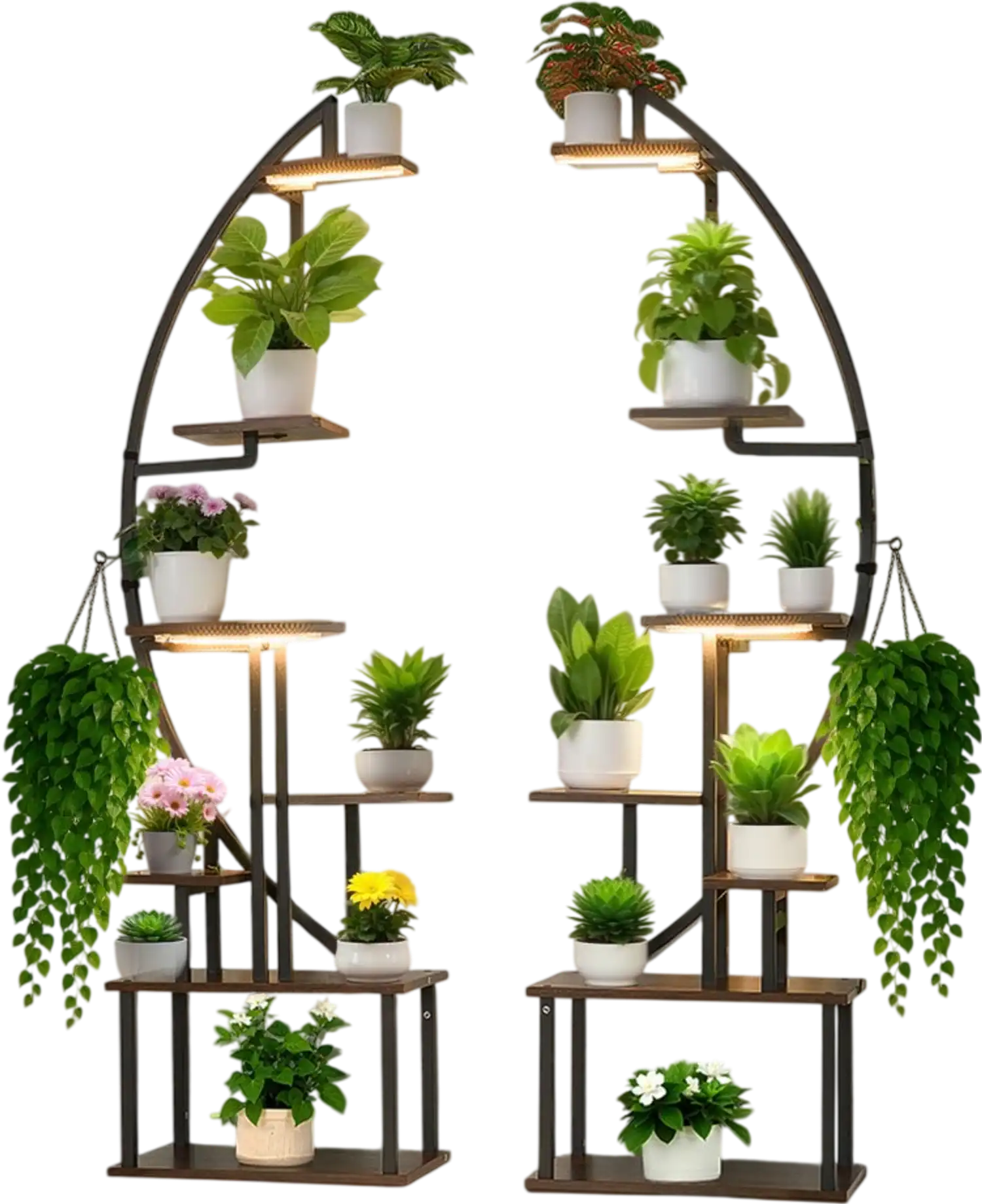 Vevor Plant Stand Indoor with Grow Lights 65.5