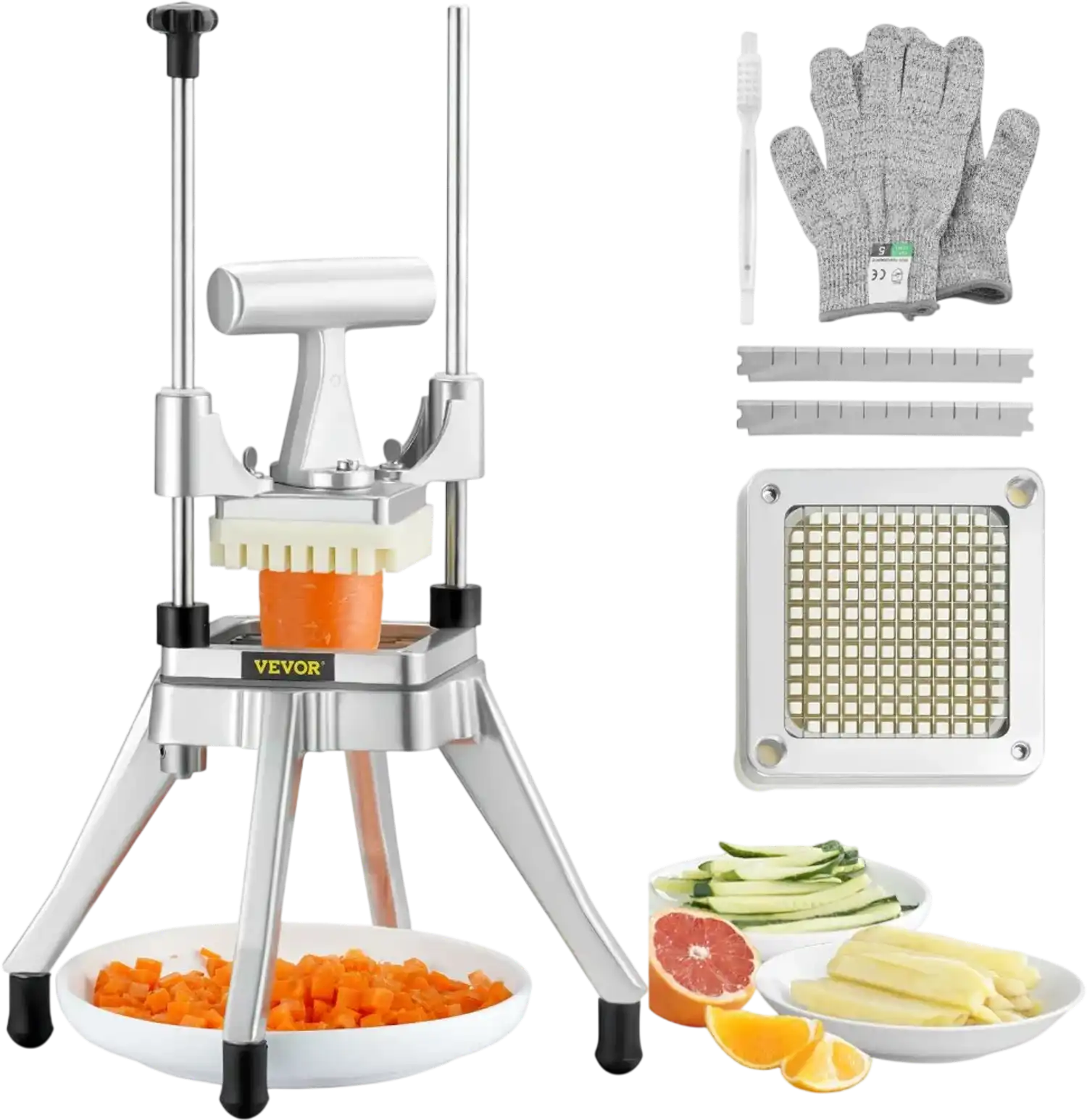 Vevor Vegetable Chopper Commercial 1/4