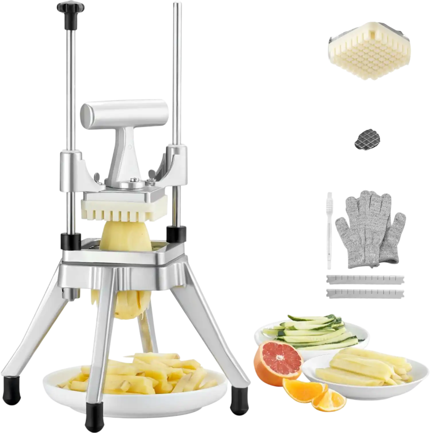 Vevor Vegetable Chopper Commercial Stainless Steel 3/8