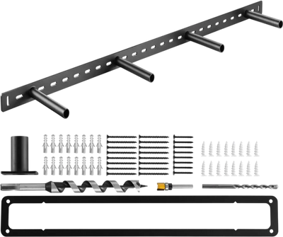 VEVOR Floating Shelf Bracket 1 Pack, 230 lbs/104 kg Weight Capacity, 43x6.2x1.5 inch / 1092.2x157.4x38.1 mm, Heavy Duty Hidden Shelf Brackets Support, Wall Mounting Invisible Floating Shelves Bracket