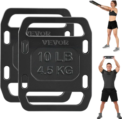 Vevor Ruck Weights Cast Iron 10 lbs Pair Weight Plates for Backpack Training New