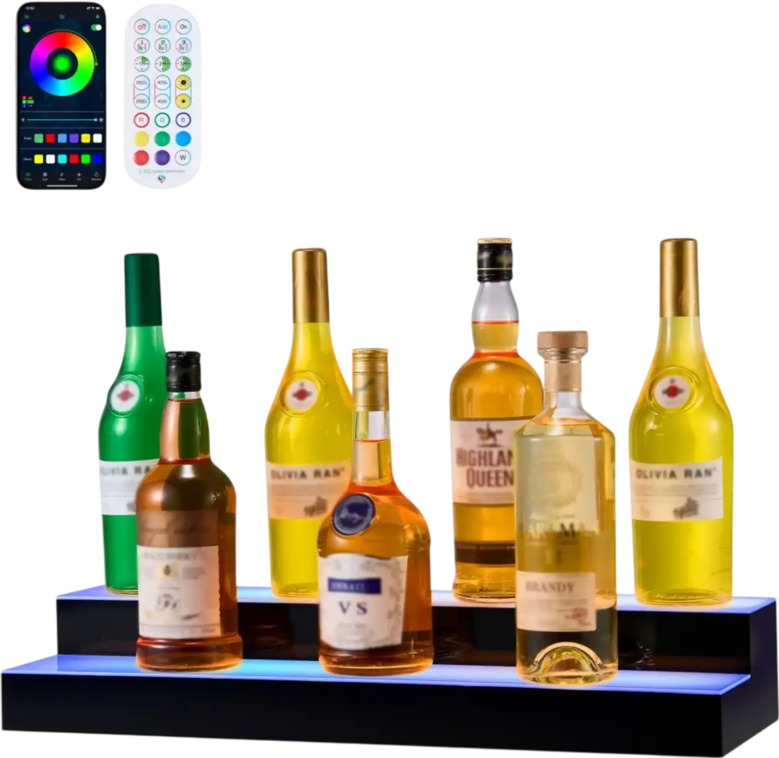 Vevor Liquor Bottle Display Shelf 24
