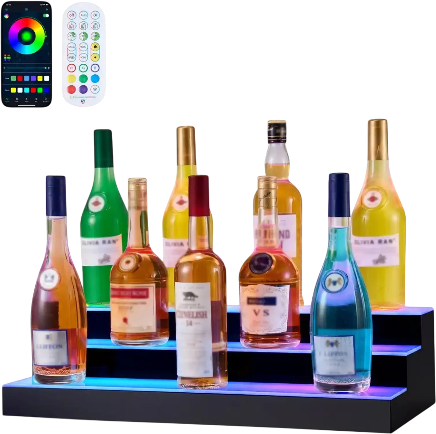 Vevor Liquor Bottle Display Shelf 24