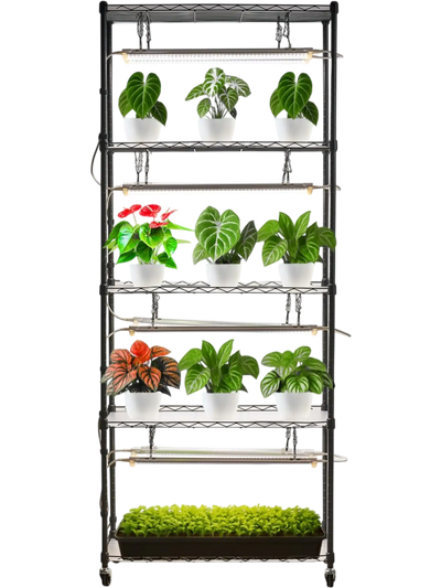 Vevor Plant Stand DIY Indoor Plant Shelf with Grow Lights 71