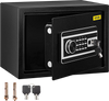 VEVOR Safe Box, 0.8 CU.FT Fingerprint Safe Box for Money with 2 Keys & Digital Keypad, Q235 Steel Safe Box for Storing Cash, Jewelry, Pistols, Documents, Watches in Home & Office & Hotel