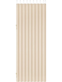 VEVOR Accordion Door, 47 x 78 inch, Blackout Fabric Folding Magnetic Door Curtain, with Hanging Hooks, Interior Room Divider for Doorways, Closets, Bedrooms, Bathrooms, Living Rooms, Beige, 1 Panel