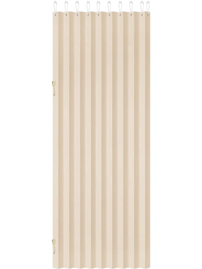 VEVOR Accordion Door, 47 x 78 inch, Blackout Fabric Folding Magnetic Door Curtain, with Hanging Hooks, Interior Room Divider for Doorways, Closets, Bedrooms, Bathrooms, Living Rooms, Beige, 1 Panel